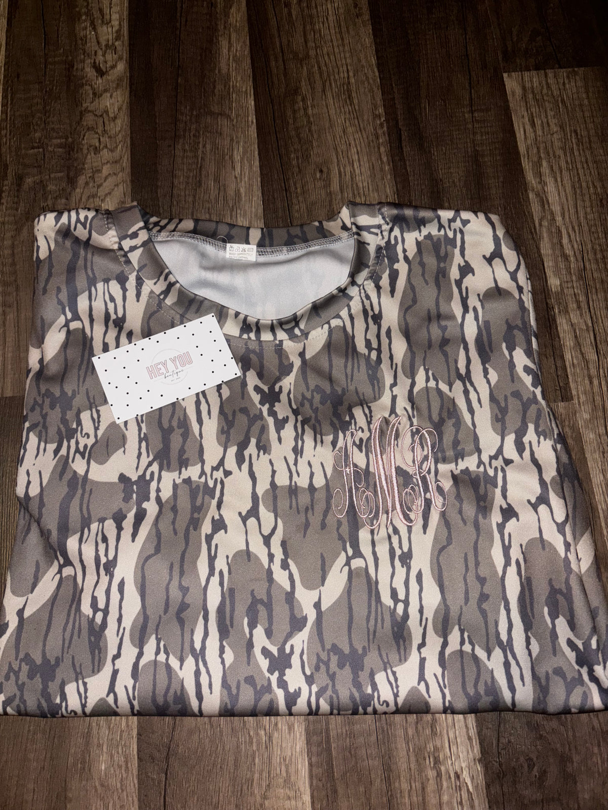 PREORDER Monogram Camo Short Sleeve